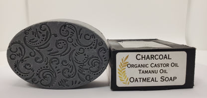 Black Oat Detox Bar - Hand Poured Oatmeal Soap