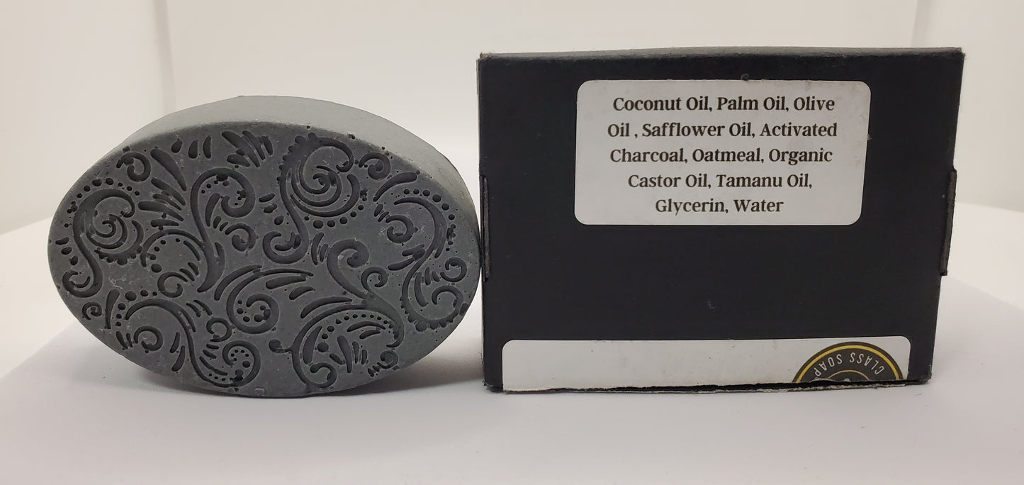 Black Oat Detox Bar - Hand Poured Oatmeal Soap