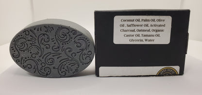 Black Oat Detox Bar - Hand Poured Oatmeal Soap