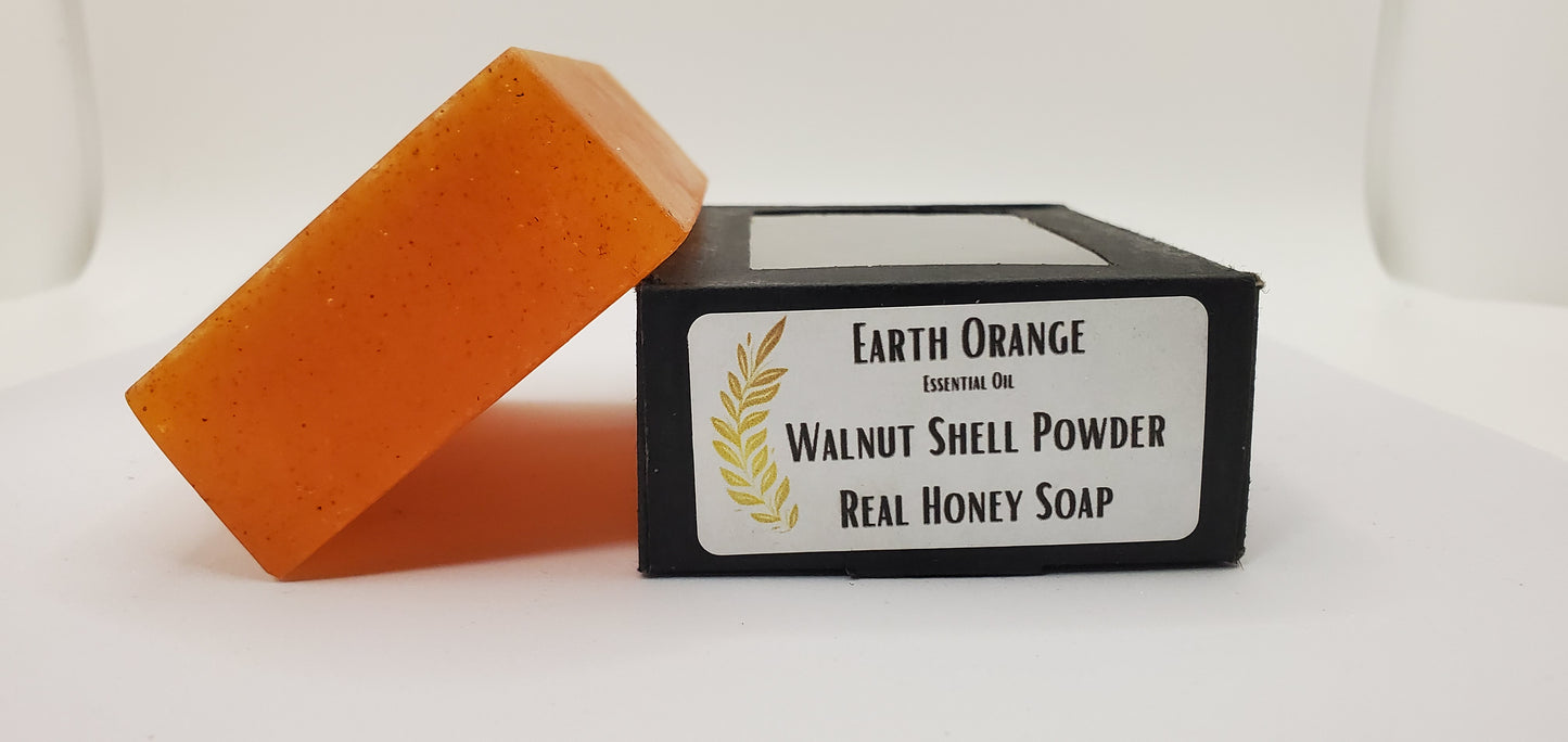 Earth Orange - Hand Poured Exfoliating Honey Soap