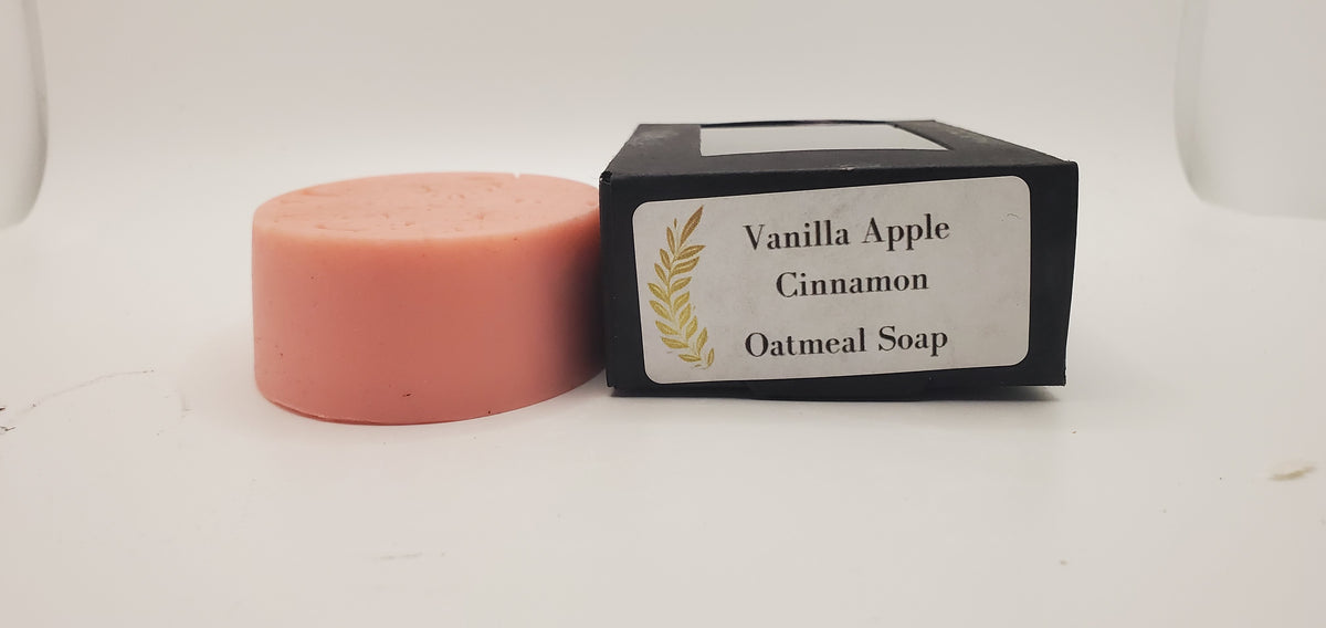 Vanilla Apple Cinnamon - Hand Poured Holiday Oatmeal Soap