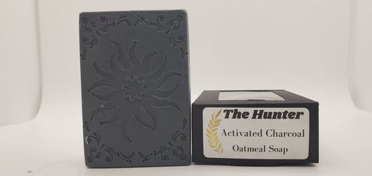 The Hunter - Hand Poured Oatmeal Charcoal Soap