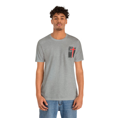 USA Flag (Valor Respect) - Jersey Short Sleeve Tee