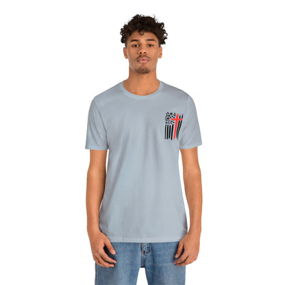 USA Flag (Valor Respect) - Jersey Short Sleeve Tee