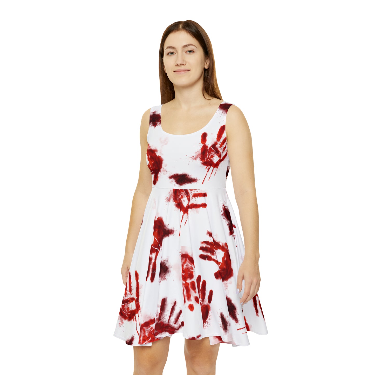 Halloween - Bloody Hands - Dress (White)