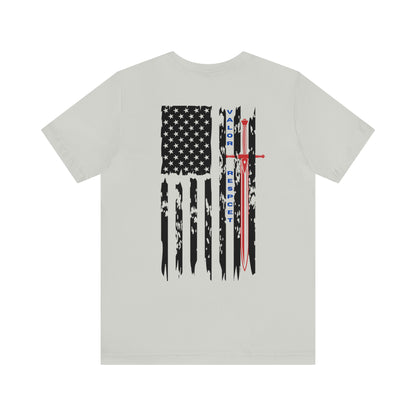 USA Flag (Valor Respect) - Jersey Short Sleeve Tee