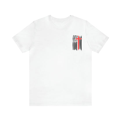 USA Flag (Valor Respect) - Jersey Short Sleeve Tee