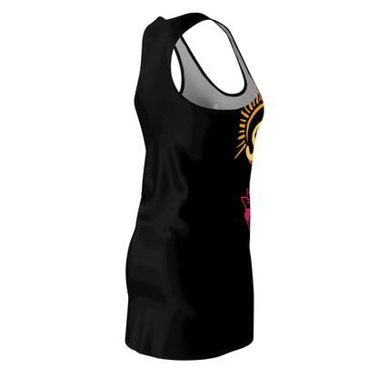Beach Wear 02 Cut & Sew Racerback Dress (Black)