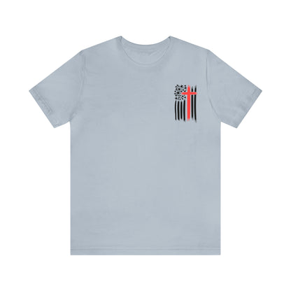 USA Flag (Valor Respect) - Jersey Short Sleeve Tee