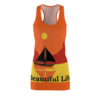 Beach Wear 04 Cut & Sew Racerback Dress