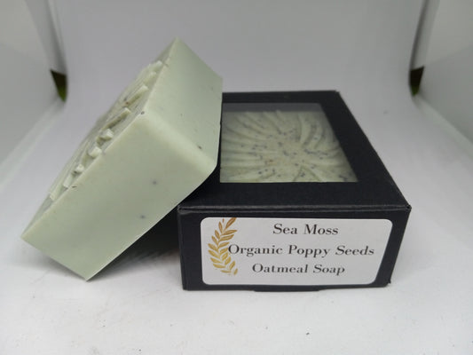 Sea Moss - Hand Poured Exfoliating Oatmeal Soap