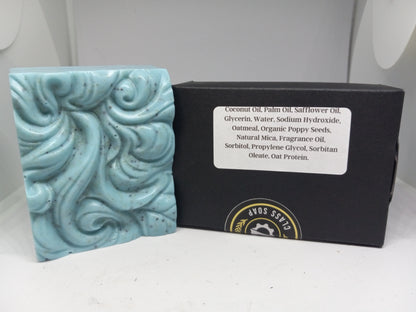 Midnight Waters - Hand Poured Exfoliating Oatmeal Soap