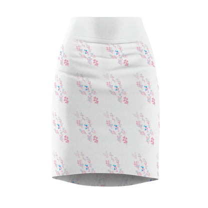 Beautiful Flower designed pencil skirt