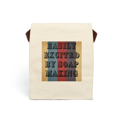 Canvas Lunch Bag With Strap