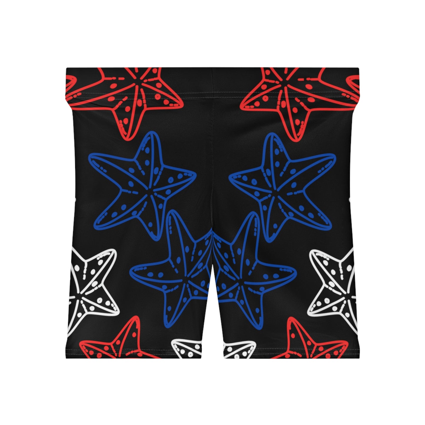 Red White and Blue Starfish - Shorts