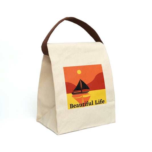 Canvas Lunch Bag With Strap