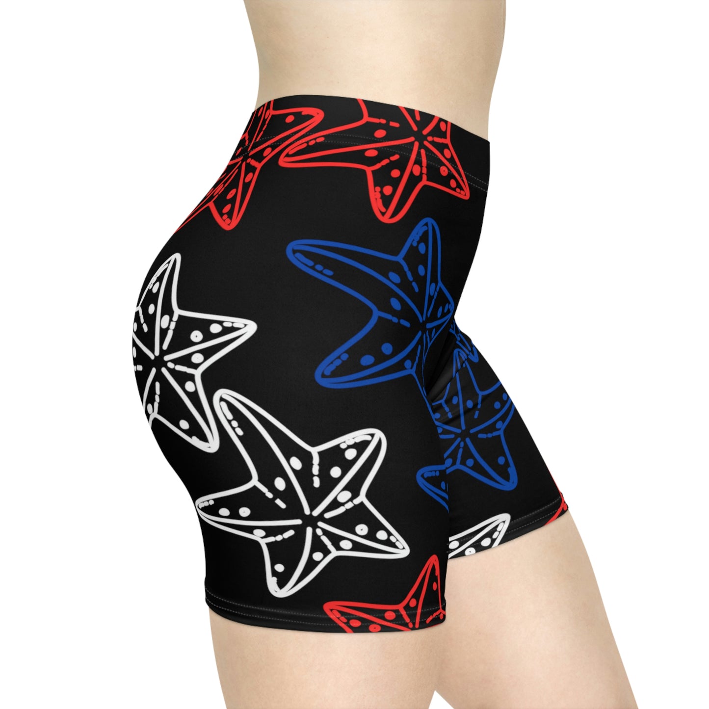 Red White and Blue Starfish - Shorts