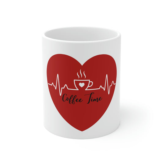Love for Coffee Time - Ceramic Mug 11oz