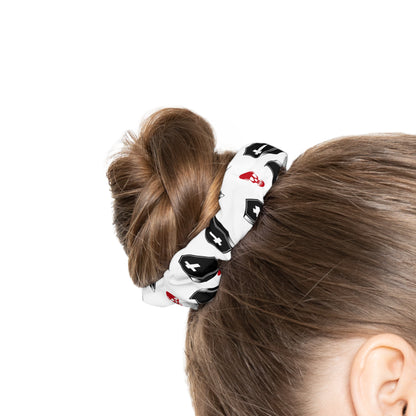 Red Skull and Coffin - Scrunchie