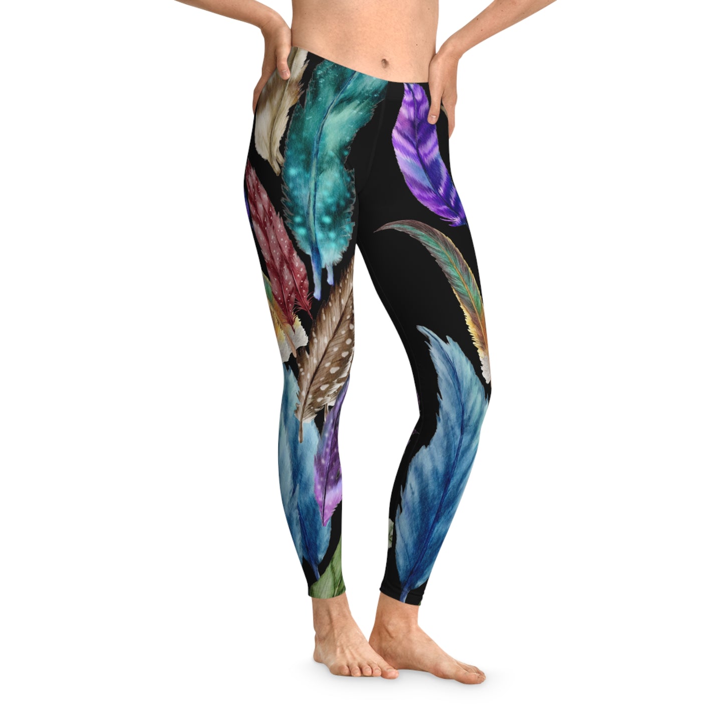 Feathers - Stretchy Leggings